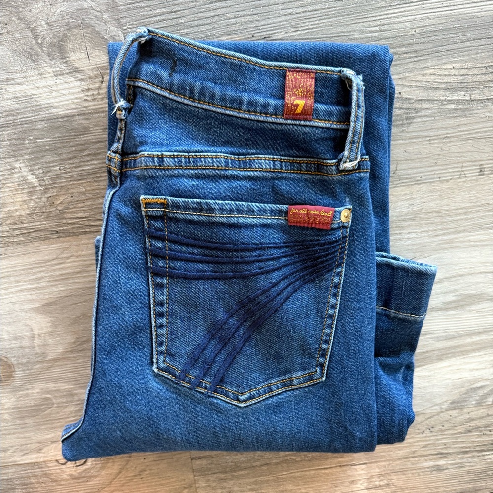 7 For All Mankind Women's Blue Jeans 26